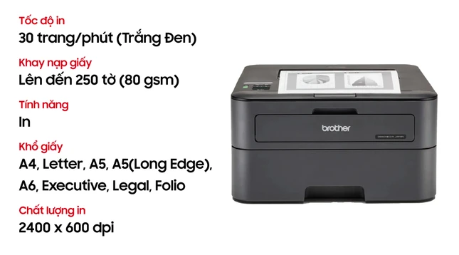 Máy in Laser Brother HL-L2366DW