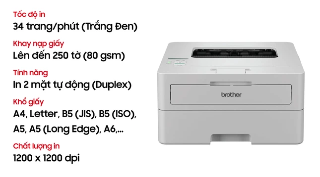 Máy in Laser Brother HL-B2100D