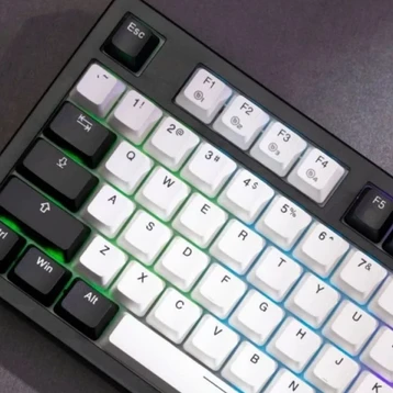 Bàn phím cơ Dareu EK104 White + Black (2 sides RGB strip, Multi-Led Color, Switch Dareu DREAM / FIRE-FLY) Bàn phím cơ có dây Dareu EK104 trắng đen - 8