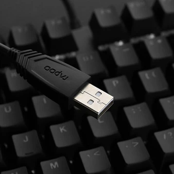 Bàn phím cơ gaming Rapoo V500 Rgb Blue Switch - 9