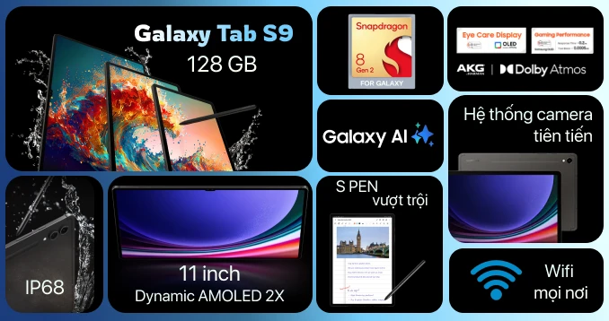 Samsung Galaxy Tab S9 Wifi 8GB 128GB