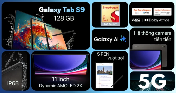 Samsung Galaxy Tab S9 5G 8GB 128GB