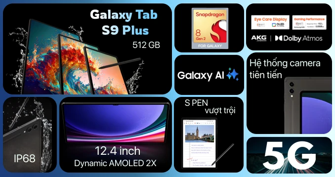 Samsung Galaxy Tab S9 Plus 5G 12GB 512GB