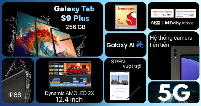 Samsung Galaxy Tab S9 Plus 5G 12GB 256GB