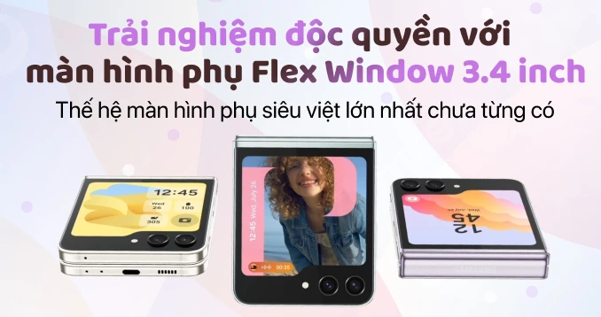 Samsung Galaxy Z Flip 5 | Giá tốt 11/2025, trả góp 0%