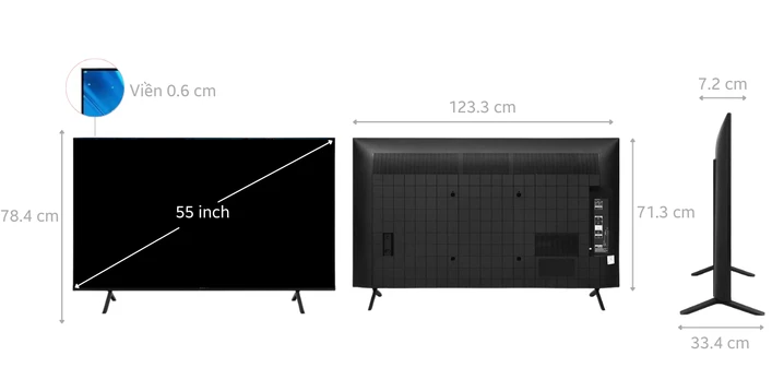 Google Tivi Sony 4K 55 inch (K-55S30)