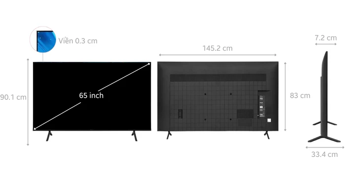 Google Tivi Sony 4K 65 inch (K-65S30)