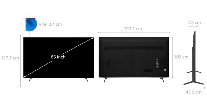 Google Tivi Sony 4K 85 inch (K-85S30)