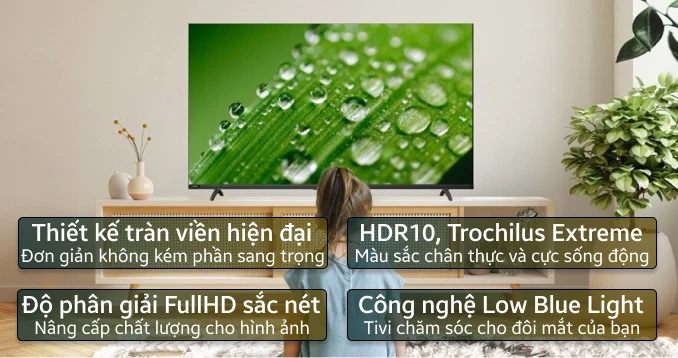 Google Tivi Coocaa Full HD 43 inch 43Z73