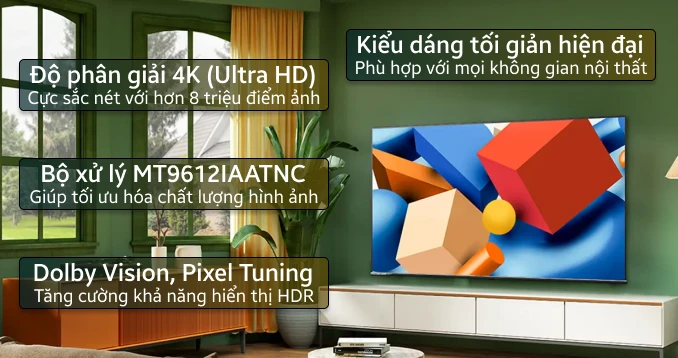 Google Tivi Hisense 4K 65 inch (65A6500K)