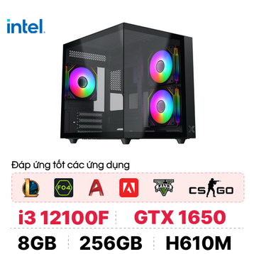 PC CPS Gaming G17 i3 12100F / 8GB - 256GB / GTX 1650