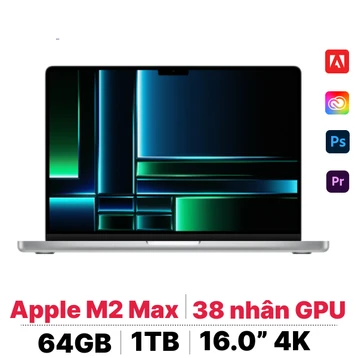 Macbook Pro 16 inch M2 Max 64GB 2023 (12CPU - 38 GPU 64GB 1TB