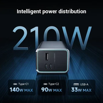 Pin dự phòng Cuktech P+Series 2C1A 20000mAh 210W có màn hình No.15 Ultra PB200U - 3