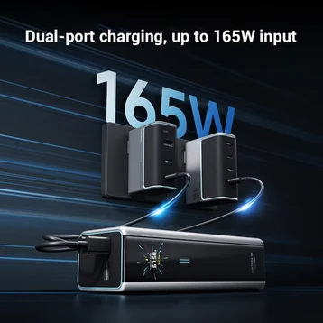 Pin dự phòng Cuktech P+Series 2C1A 20000mAh 210W có màn hình No.15 Ultra PB200U - 4