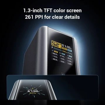 Pin dự phòng Cuktech P+Series 2C1A 20000mAh 210W có màn hình No.15 Ultra PB200U - 6