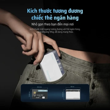 Pin dự phòng Cuktech CP13 1C1A 10000mAh 30W PB100S - 3