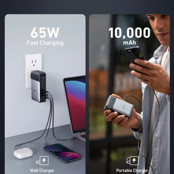 Pin sạc dự phòng Anker 733 Ganprime 10000mAh 65W 2C1A A1651 - 4