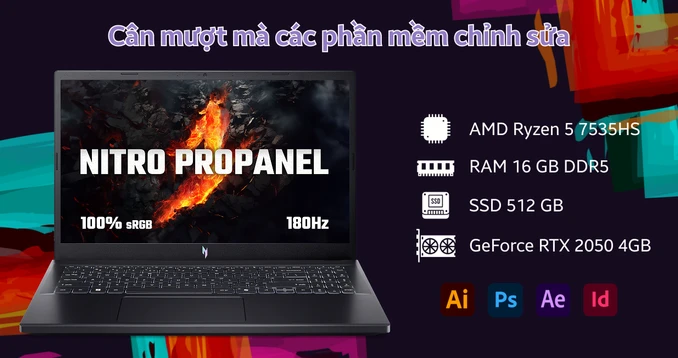 Laptop Acer Gaming Nitro ProPanel ANV15-41-R7AP - 2