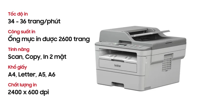 Máy in Laser Brother DCP-B7535DW
