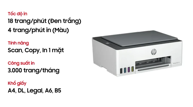 Máy in phun màu HP Smart Tank 580 đa chức năng (1F3Y2A)