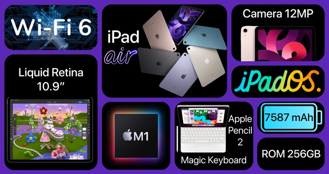 iPad Air 2022 (WiFi - 256GB) chính hãng | Giá rẻ iPad Air 2022 (WiFi - 256GB) chính hãng | Giá rẻ