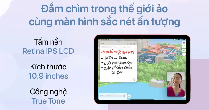 iPad Gen 10 10.9 inch 2022 Wifi 64GB I Chính hãng Apple Việt Nam - 4