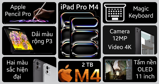 iPad Pro M4 11 inch 5G 2TB