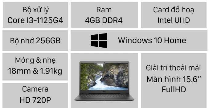 Laptop Dell Inspiron N3501