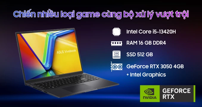 Laptop ASUS Gaming Vivobook 16X K3605VC-RP431W - 2