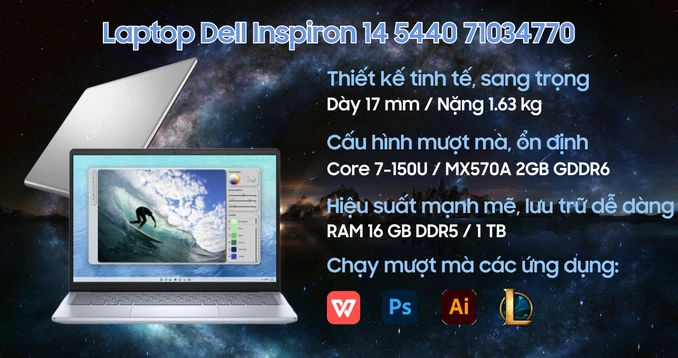 Laptop Dell Inspiron 14 5440 71034770