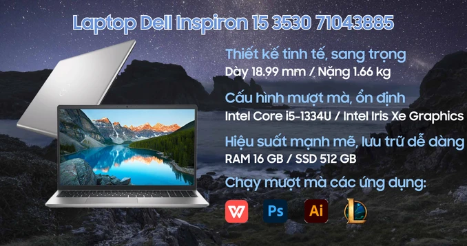 Laptop Dell Inspiron 15 3530 71043885