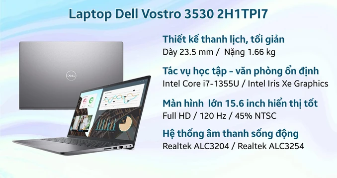 Laptop Dell Vostro 3530 2H1TPI7