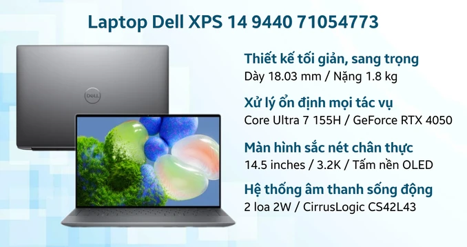 Laptop Dell XPS 14 9440 71054773