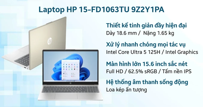 Laptop HP 15-FD1063TU 9Z2Y1PA