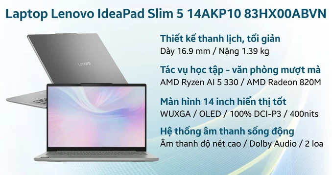 Laptop Lenovo IdeaPad Slim 5 14AKP10 83HX00ABVN