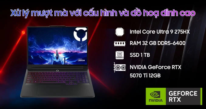 Laptop Lenovo Legion Pro 7 16IAX10H 83F500JGVN - 2