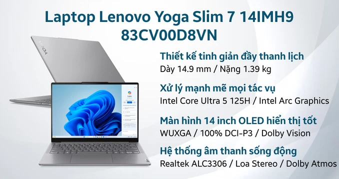 Laptop Lenovo Yoga Slim 7 14IMH9 83CV00D8VN