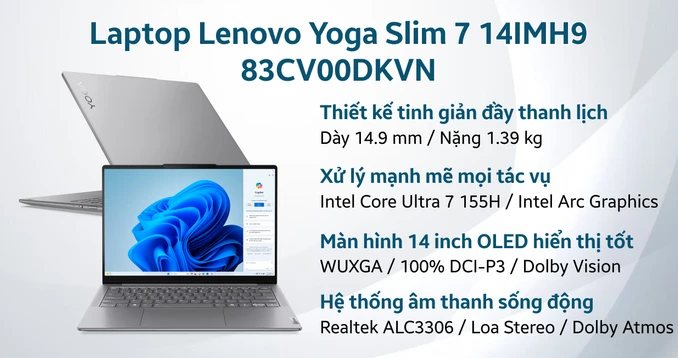 Laptop Lenovo Yoga Slim 7 14IMH9 83CV00DKVN