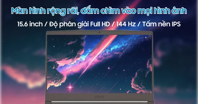 Laptop MSI Gaming Thin 15 B13UC-2081VN | Giá rẻ, trả góp 0%