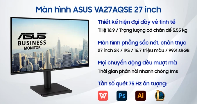 Màn hình ASUS VA27AQSE 27 inch - 1