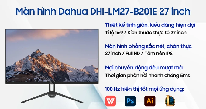 Màn hình Dahua DHI-LM27-B201E 27 inch