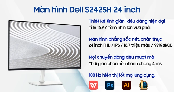Màn hình Dell S2425H 24 inch
