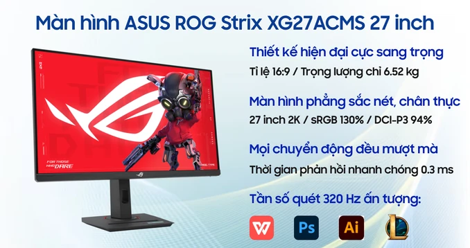 Màn hình Gaming ASUS ROG Strix XG27ACMS 27 inch