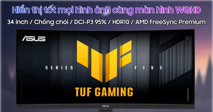 Màn hình Gaming ASUS TUF VG34WQ5A 34 inch Màn hình Gaming ASUS TUF VG34WQ5A 34 inch - 3