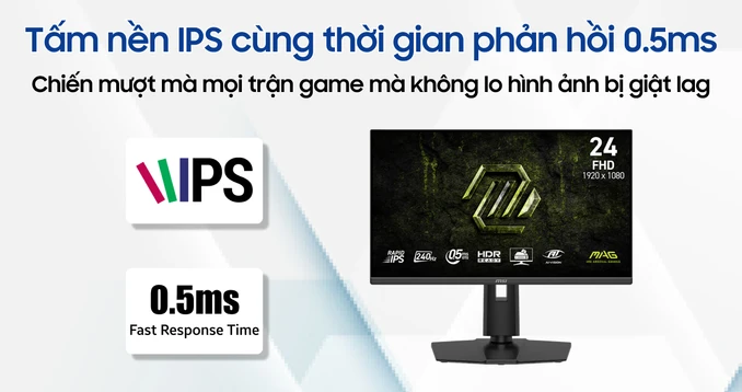 Màn hình Gaming MSI MAG 245PF X24 24 inch - 2