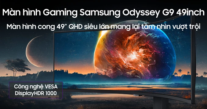 Màn hình Gaming Samsung Odessey G9 LS49CG954EEXXV 49 inch