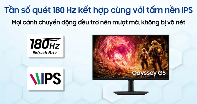Màn hình Gaming Samsung Odyssey G5 G50F LS32FG502EEXXV 32 inch - 2