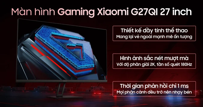 Màn hình Gaming Xiaomi G27QI 27 inch