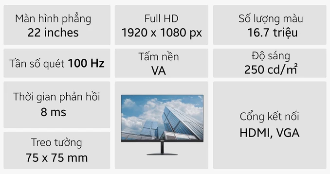 Màn hình Dahua LM22-A200Y 22 inch
