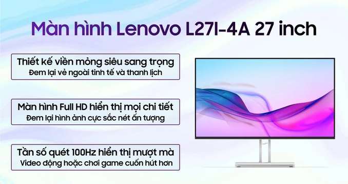 Màn hình Lenovo L27I-4A 27 inch 67BEKAC1VN